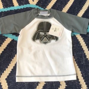 NWT Hanna Andersson Darth Vader Rash Guard
